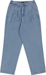 Tactics Buffet Pleated Denim Jeans - washed blue