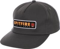 Spitfire LTB Patch Snapback Hat - charcoal