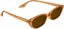 Glassy Hooper Sunglasses - zest/brown lens